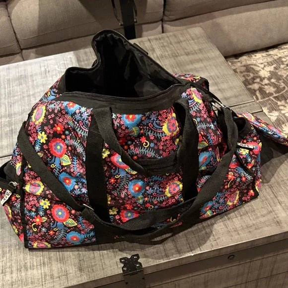 Lesportsac Multicolor Floral Travel Bag - Picture 6 of 6